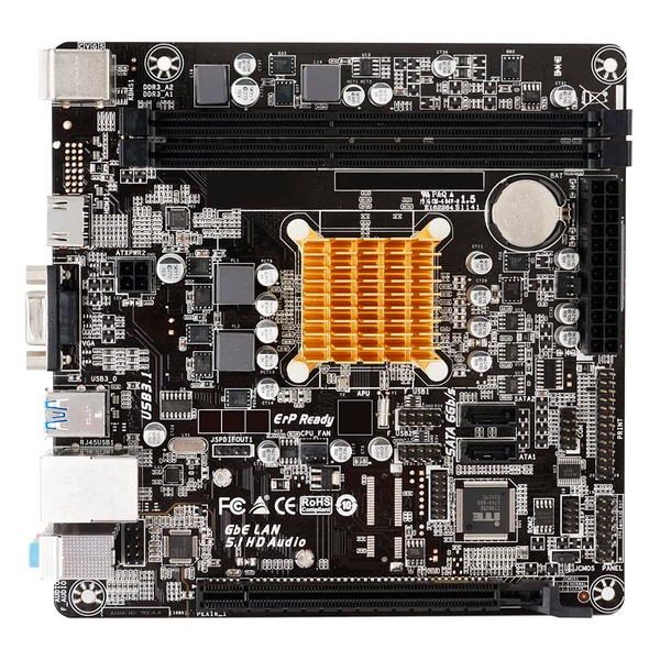 Placa Mãe Biostar A68n-2100k + Processador Amd, Hdmi, Ddr3