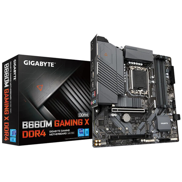 Placa-mãe Gigabyte B660m Gaming X Ddr4 Micro Atx, Lga1700, 4x