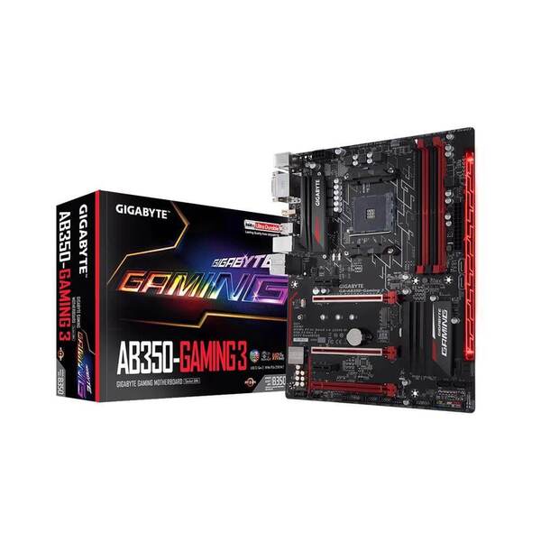 Placa Mãe Gigabyte Ga-ab350-gaming 3 1.1 Amd