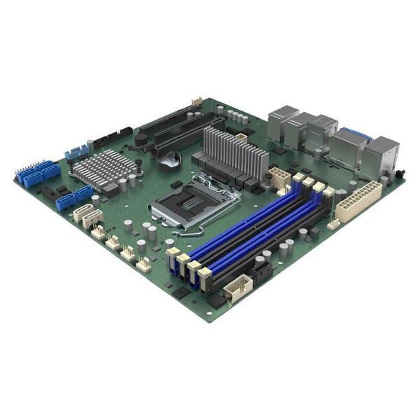Placa Mae Intel Server Dbm10jnp2sb Xeon Lga1151 Ddr4 Ecc Udim