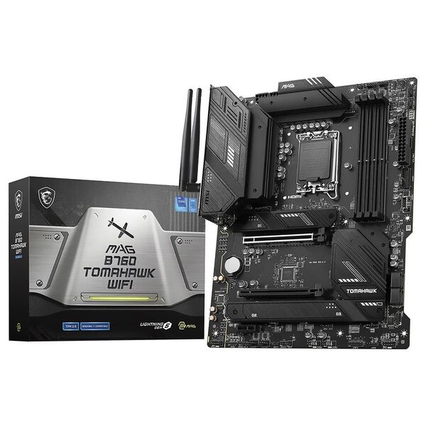 Placa Mãe Msi Mag B760 Tomahawk Wi-fi Socket Lga 1700 / Ddr5
