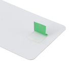 Placa "Mantenha Porta Fechada" Plástico 5x25cm