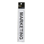 Placa "Marketing" Plástico 5x25cm