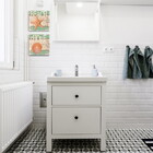 Placa Mdf Praia Lavabo