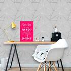 Placa Nada É Tão Nosso Quanto Nossos Sonhos 18x27cm