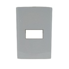 Placa P/ 1 X Modulo Sleek Branco 4x2 Margirius