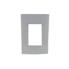 Placa P/ 3 X Modulo Sleek Branco 4x2 Margirius