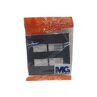 Placa P/ 4 X Modulo Clean Preto Fosco 4x4 Margirius