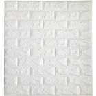 Placa Painel 70x77cm 3d De Parede Espuma Tijolo Auto Adesivo