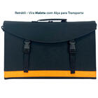 Placa Painel Tapete Solar Dobrável Portátil Vira Maleta