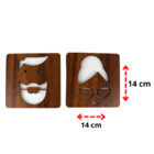 Placa Par Banheiro Vovó Vovô Aviso De Revestimento De Madeira