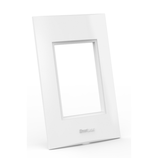 Placa Para 3 Modulos 4x2 - Beleze Branca - 1311-e6