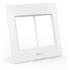 Placa Para 6 Modulos 4x4 - Beleze Branca - 1312-e6