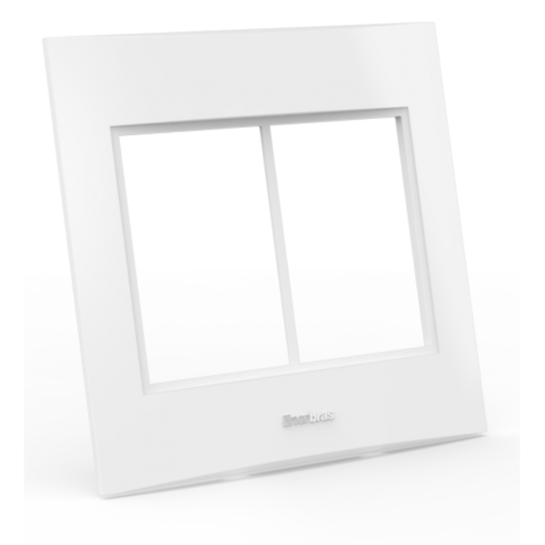 Placa Para 6 Modulos 4x4 - Beleze Branca - 1312-e6