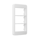 Placa para Condulete 1" com Suporte 3P Branco Margirius
