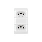 Placa Para Condulete Caixa 3/4' Com Tomada Dupla 2p+t 20a Mar