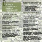 Placa Para Jardim Vertical Muro Inglês Desidratado 50x50cm