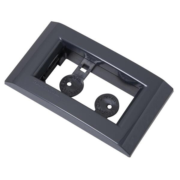 Placa Para Movel 1 Posto Tramontina Liz Grafite