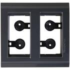 Placa Para Movel 2 Postos Tramontina Liz Grafite