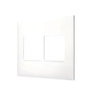 Placa Pial Plus+ 4x4cm 2+2 Postos Juntos Branco - Pial Legrand