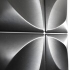 Placa Pianel Pvc Pétalas Preto 3d Revestimento De Parede Deco