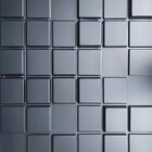 Placa Pianel Pvc Pixels Preto 3d Revestimento De Parede Decor