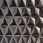 Placa Pianel Pvc Triângulos Preto 3d Revestimento De Parede D