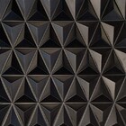 Placa Pianel Pvc Triângulos Preto 3d Revestimento De Parede D