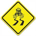 Placa Pista Escorregadia - Mario Bros