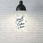 Placa Plante Amor Colha O Bem 18x27cm