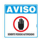 Placa Poliestireno Sentido Obrigatório 45x45cm