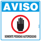 Placa Poliestireno Sentido Obrigatório 45x45cm