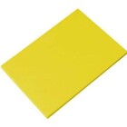 Placa Polietileno Amarela 30x50x1 5cm Kitplas