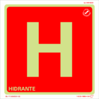 Placa Pvc 20x20cm - Hidrante - Indika