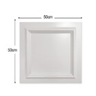 Placa Pvc Boiserie 3d Revestimento De Parede Decorativa 50cm