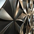 Placa Pvc Dakar Preto 3d Revestimento De Parede Decorativa 50