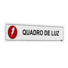 Placa "Quadro De Luz" Plástico 5x25cm