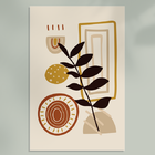 Placa Quadro Decorativo Em Mdf 30x20 Cm Abstrato Moderno Kit