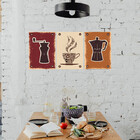 Placa Quadro Decorativo Em Mdf 30x20 Cm Cantinho Do Café Escr