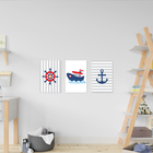 Placa Quadro Decorativo Em Mdf 30x20 Cm Marinheiro Marinha Ba