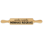 Placa Quadro Decorativo Mdf 3mm Rolo De Massa Minha Cozinha