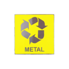 Placa Reciclável Metal 15x15 - Aluminio