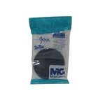 Placa Redonda 3" Pol Sleek Preto Brilho Margirius