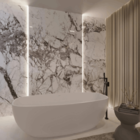 Placa Resina Imitação De Mármore Formix 3d - Invisible Grey M