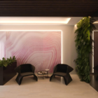 Placa Resina Imitação De Pedra Mármore Formix 3d - Onice Pink