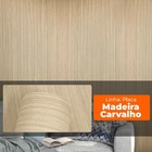 Placa Revestimento Adesiva Flexível Para Parede Madeira Teca