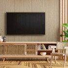 Placa Revestimento Adesiva Flexível Para Parede Madeira Teca