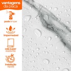 Placa Revestimento Adesiva Flexível Para Paredes Atenas Branc