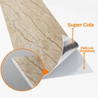 Placa Revestimento Adesiva Flexível Para Paredes Crema Valênc