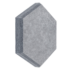 Placa Revestimento Ness Hexagonal 25mmx40cm Argento Trisoft